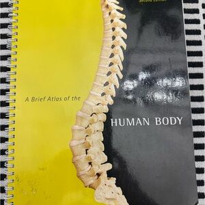 A Brief Atlas of the Human Body Spiral Notebook College Laboratory Nursing